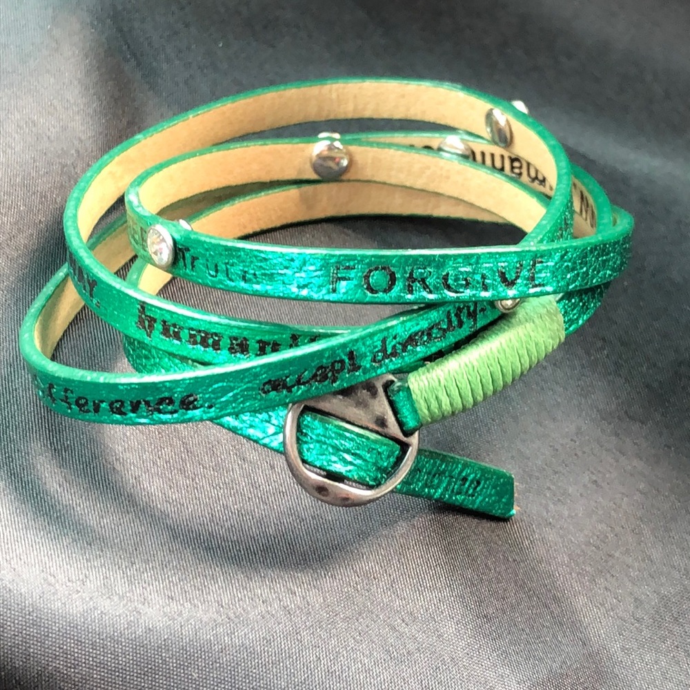 Humanity for All wrap bracelet